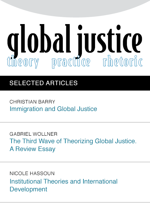 global justice: theory practice rhetoric - cover